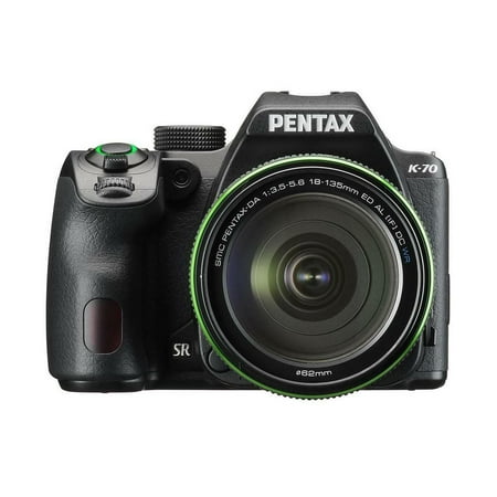 Pentax K-70 DSLR with SMC DA 18-135mm f/3.5-5.6 ED AL CD WR Lens, Black #16256