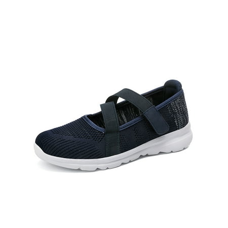 Woobling Womens Walking Shoe Slip On Flats Non-Slip Casual Shoes Workout Moccasins Plain Color Comfort Mesh Dark Blue 5
Woobling Womens Walking Shoe Slip On Flats Non-Slip Casual Shoes Workout Moccasins Plain Color Comfort Mesh Dark Blue 5