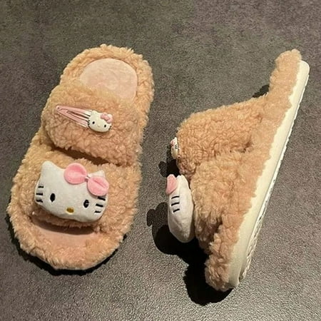 Sanrio Hello Kitty Shoes Fashion Kawaii Cartoon Cat Slippers Women Autumn Winter Cute Comfortable Living Room Plush Y2k Shoes
Sanrio Hello Kitty Shoes Fashion Kawaii Cartoon Cat Slippers Women Autumn Winter Cute Comfortable Living Room Plush Y2k Shoes