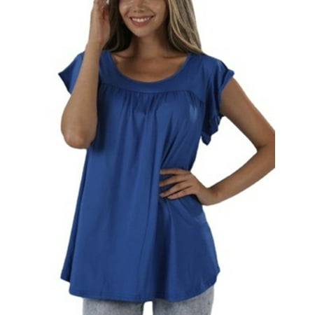 Frontwalk Womens Homewear Tops T-Shirts Summer Short Sleeve Crew Neck Shirts Casual Loungewear Pajama Tee Pullover
Frontwalk Womens Homewear Tops T-Shirts Summer Short Sleeve Crew Neck Shirts Casual Loungewear Pajama Tee Pullover