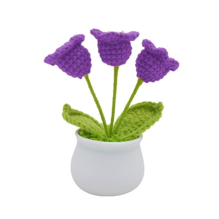 Kuluzego Crochet Simulation Flower Pot Finished Wool Flower Indoor Car Decoration Small Pot
Kuluzego Crochet Simulation Flower Pot Finished Wool Flower Indoor Car Decoration Small Pot