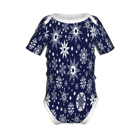Lukts Snowflakes2 Print Baby Short Sleeve Romper Onesie for Newborn Baby Boys and Girls-12 Months
Lukts Snowflakes2 Print Baby Short Sleeve Romper Onesie for Newborn Baby Boys and Girls-12 Months