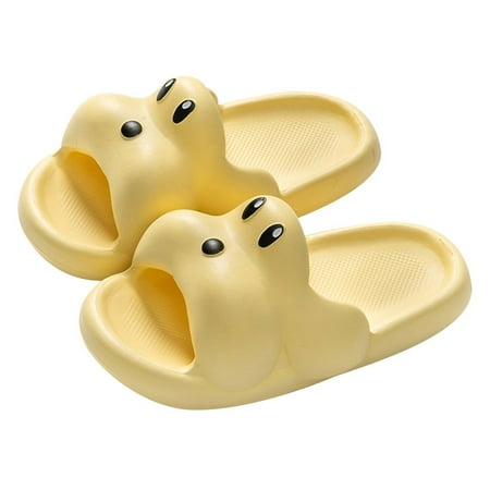 Up to 30% off!Kukoosong Flat Sandals for Women Mens Cute Slippers Super Soft Breathable Anti-Slip Bedroom Home Slippers Women Sandals Yellow 38-39
Up to 30% off!Kukoosong Flat Sandals for Women Mens Cute Slippers Super Soft Breathable Anti-Slip Bedroom Home Slippers Women Sandals Yellow 38-39