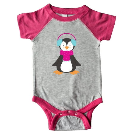 Inktastic Cute Penguin Penguin With Ear Warmers Scarf Gift Baby Boy or Baby Girl Bodysuit 
Inktastic Cute Penguin Penguin With Ear Warmers Scarf Gift Baby Boy or Baby Girl Bodysuit