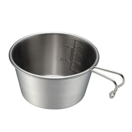 Xinwanna 500ml Camping Bowl Temperature Resistant Broken-proof Accessory Soup Camping Rice Bowl with Handle for Outdoor (Silver)
Xinwanna 500ml Camping Bowl Temperature Resistant Broken-proof Accessory Soup Camping Rice Bowl with Handle for Outdoor (Silver)