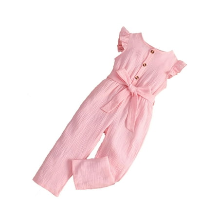 Casual Plain Round Neck Shirt Sleeveless Baby Pink Toddler Girls Jumpsuits (Girl s)
Casual Plain Round Neck Shirt Sleeveless Baby Pink Toddler Girls Jumpsuits (Girl s)