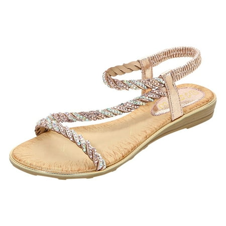 Pgeraug slippers for women Summer Women Ladies Fashion Bling Flat Sandals Beach Casual Shoes Women Shoes Pink 40
Pgeraug slippers for women Summer Women Ladies Fashion Bling Flat Sandals Beach Casual Shoes Women Shoes Pink 40