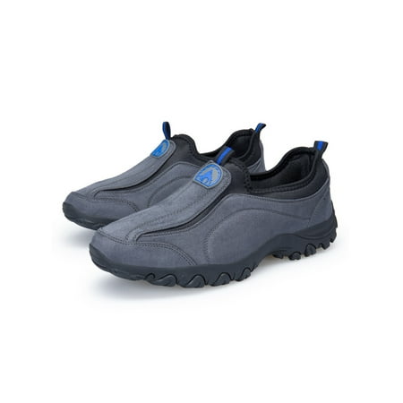 

Oucaili Men s Hiking Shoe Sports Sneakers Comfort Walking Shoes Lightweight Slip On Trekking Sneaker Climbing Gray 8