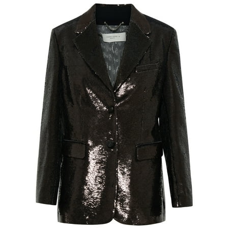 GOLDEN GOOSE Woman Blazer In Poliestere Grigio Ferro