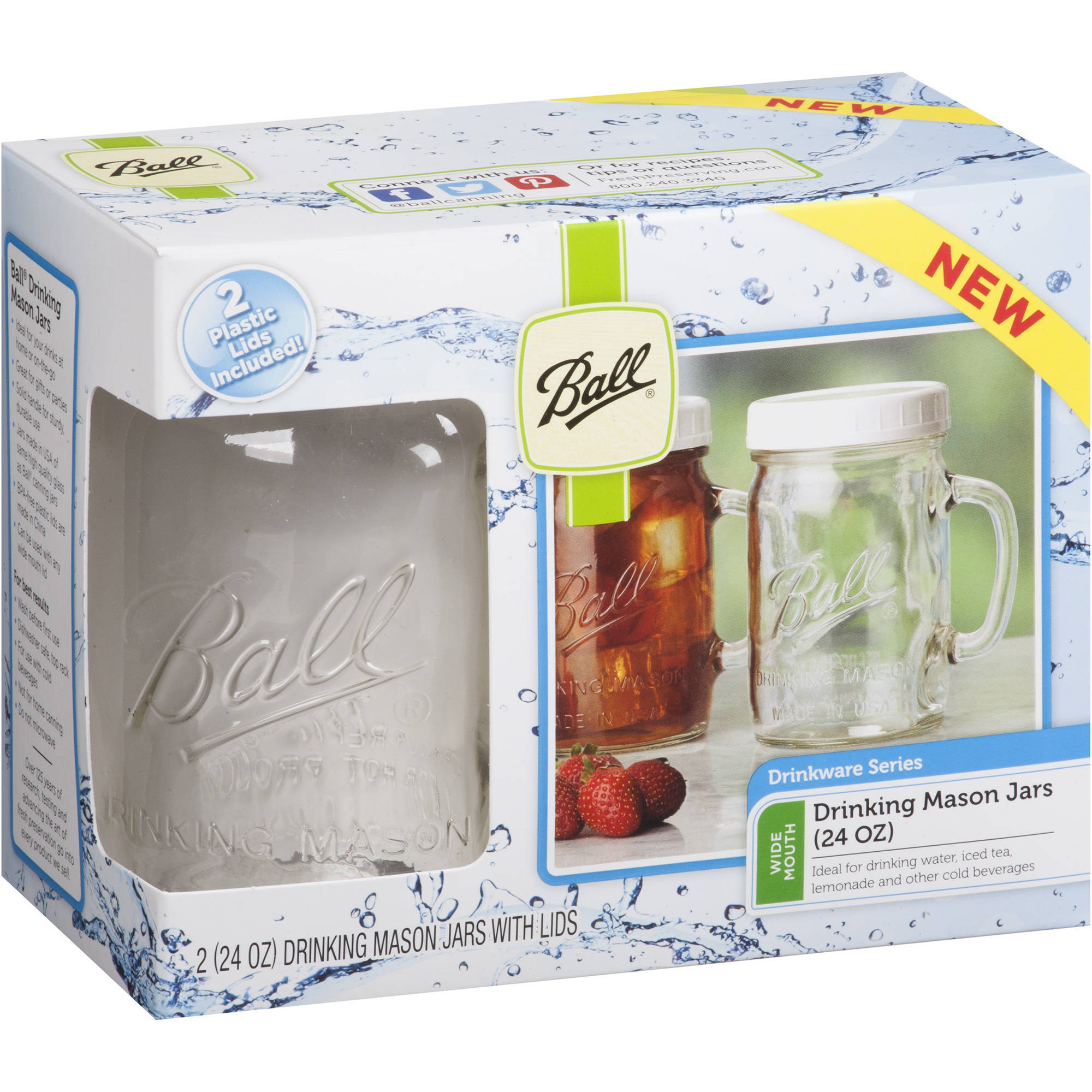 Rubbermaid 8.5 oz. Servin' Saver Juice Jar