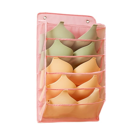 Hapeisy Hanging Closet Organizer Oxford Cloth Space Saver Bag for Bra Underwear Underpants Socks Bra Hanging Bag,Wall Shelf underwear Wardrobe Storage
Hapeisy Hanging Closet Organizer Oxford Cloth Space Saver Bag for Bra Underwear Underpants Socks Bra Hanging Bag,Wall Shelf underwear Wardrobe Storage