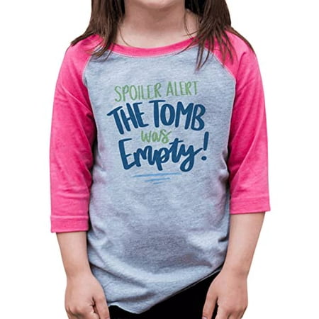 

7 ate 9 Apparel Kid s Happy Easter Shirts - The Tomb was Empty! Pink Shirt 18 Months