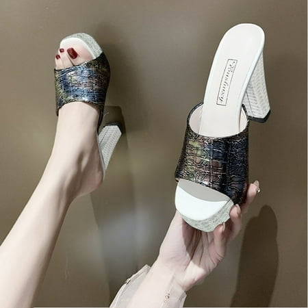 Sandals Women s Shoes Fashion High-heeled -heeled Platform High-heeled Sandals 
Sandals Women s Shoes Fashion High-heeled -heeled Platform High-heeled Sandals