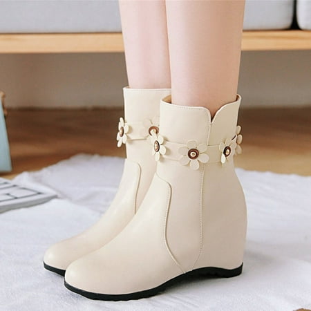 Akiihool Womens Winter Boots Womens Platform Ankle Boots Elastic Block Heel Mid Calf Low Heeled Short Booties (Beige 7.5)
Akiihool Womens Winter Boots Womens Platform Ankle Boots Elastic Block Heel Mid Calf Low Heeled Short Booties (Beige 7.5)