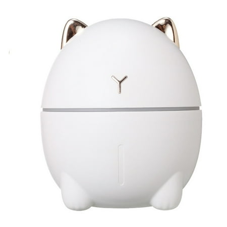USB Air Humidifier Desktop 200ML Cut Water Mist Diffuser Night Light