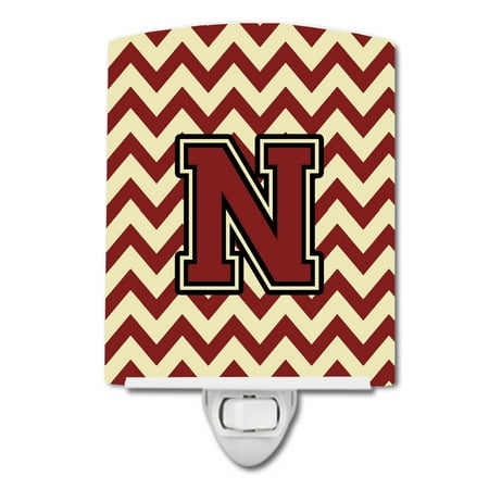 Caroline s Treasures CJ1061-NCNL Letter N Chevron Maroon and Gold Ceramic Night Light 6x4x3 multicolor
Caroline s Treasures CJ1061-NCNL Letter N Chevron Maroon and Gold Ceramic Night Light 6x4x3 multicolor