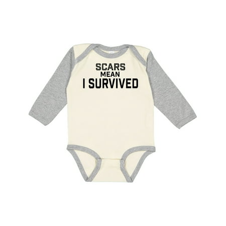 Inktastic Scars Mean I Survived-Burn and Accident Survivor Gift Baby Boy or Baby Girl Long Sleeve Bodysuit
Inktastic Scars Mean I Survived-Burn and Accident Survivor Gift Baby Boy or Baby Girl Long Sleeve Bodysuit