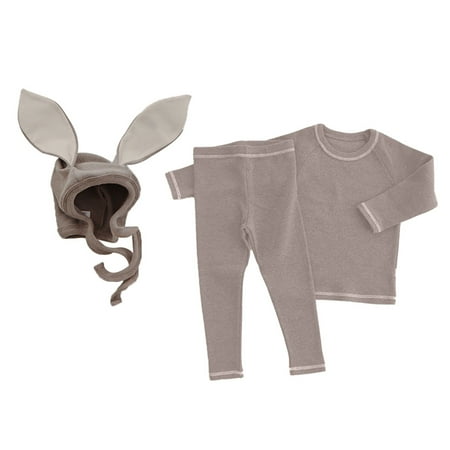 Children s wear suit children s base coat baby spring and autumn home clothes pajamas(Khaki) - 80cm
Children s wear suit children s base coat baby spring and autumn home clothes pajamas(Khaki) - 80cm