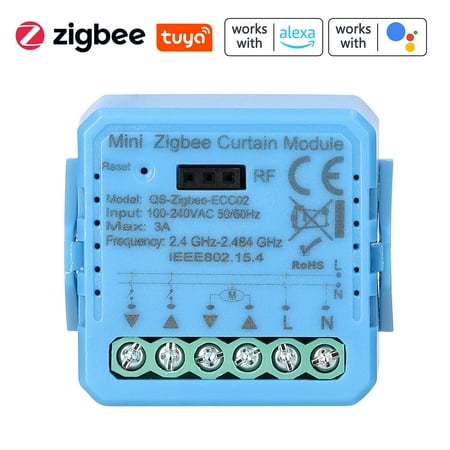 Andoer Curtain Module Home Intelligent Appliance Curtain Module Mobilephone APP Remotely Control Compatible Home for Voice Control Needs to be Used with Gateways
Andoer Curtain Module Home Intelligent Appliance Curtain Module Mobilephone APP Remotely Control Compatible Home for Voice Control Needs to be Used with Gateways