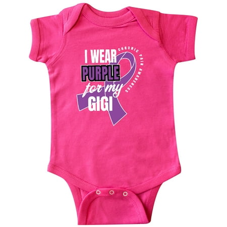 Inktastic Chronic Pain I Wear Purple For My Gigi Gift Baby Boy or Baby Girl Bodysuit
Inktastic Chronic Pain I Wear Purple For My Gigi Gift Baby Boy or Baby Girl Bodysuit