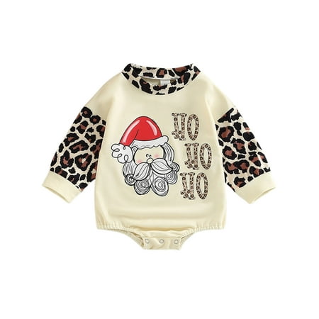 Frontwalk Newborn Pullover Crew Neck Romper Snowflake Print Casual Sweatshirt Baby Long Sleeve Party Bodysuit Leopard Print 80cm
Frontwalk Newborn Pullover Crew Neck Romper Snowflake Print Casual Sweatshirt Baby Long Sleeve Party Bodysuit Leopard Print 80cm