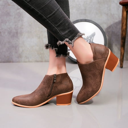 ZXHACSJ Vintage Boots Short Boots Lace Up Thick Middle Boots Women s Short Boots Brown 43
ZXHACSJ Vintage Boots Short Boots Lace Up Thick Middle Boots Women s Short Boots Brown 43
