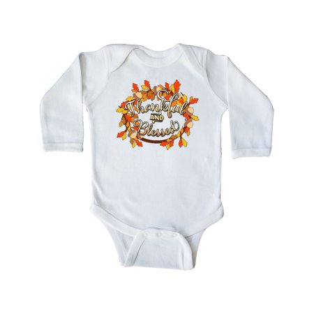 Inktastic Thankful and Blessed Inspirational Autumn Wreath Gift Baby Boy or Baby Girl Long Sleeve Bodysuit
Inktastic Thankful and Blessed Inspirational Autumn Wreath Gift Baby Boy or Baby Girl Long Sleeve Bodysuit