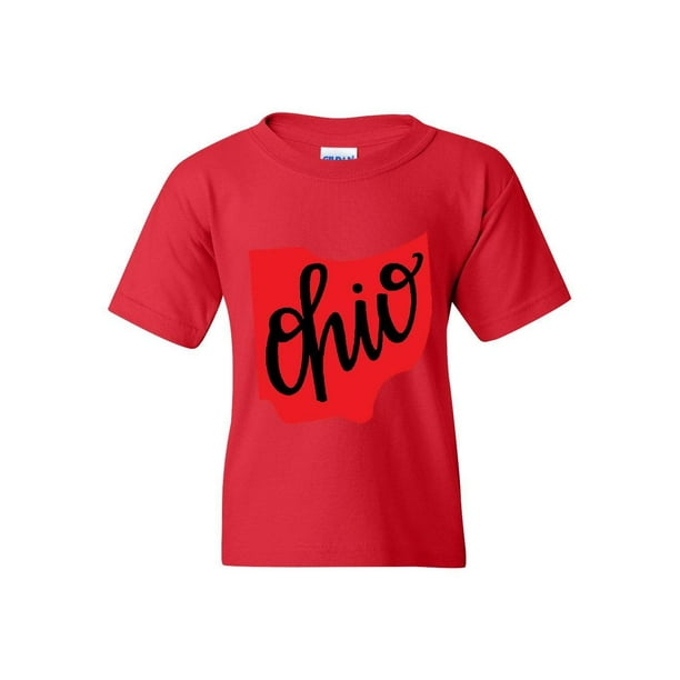 Ohio State Flag Unisex Youth Shirts T-Shirt Tee