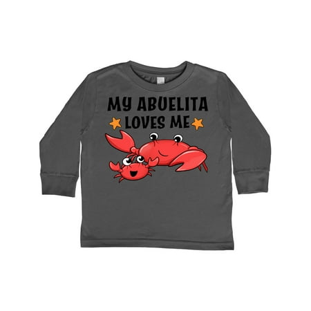 Inktastic My Abuelita Loves Me- cute crab family Gift Toddler Boy or Toddler Girl Long Sleeve T-Shirt
Inktastic My Abuelita Loves Me- cute crab family Gift Toddler Boy or Toddler Girl Long Sleeve T-Shirt