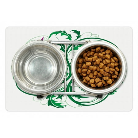 Thistle Pet Mat for Food and Water Celtic Style Ornament of Thistle Branches and Flowers Motif on White Background Non-Slip Rubber Mat for Dogs and Cats 18 X 12 by Ambesonne
Thistle Pet Mat for Food and Water Celtic Style Ornament of Thistle Branches and Flowers Motif on White Background Non-Slip Rubber Mat for Dogs and Cats 18 X 12 by Ambesonne