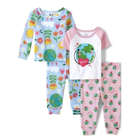 The Children s Place Toddler Girl Tight-Fitting Cotton 4pc Pajamas Sizes 12-5T
The Children s Place Toddler Girl Tight-Fitting Cotton 4pc Pajamas Sizes 12-5T