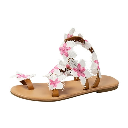YanHoo Ladies Flat Sandals 2023 Women Dressy Flower Clip Toe Roman Flip-flops Sandals Girls Summer Sandals Casual Beach Holiday Sandals Shoes
YanHoo Ladies Flat Sandals 2023 Women Dressy Flower Clip Toe Roman Flip-flops Sandals Girls Summer Sandals Casual Beach Holiday Sandals Shoes