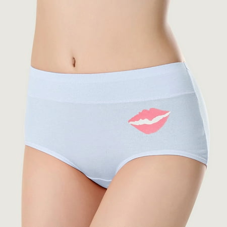 MRULIC intimates for women Women Low Waist Tummy Control Lip Print Panties Underwear Comfortable Panties Blue + M
MRULIC intimates for women Women Low Waist Tummy Control Lip Print Panties Underwear Comfortable Panties Blue + M