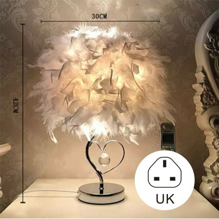 Feather Drum Table Lamp With Pendant Vintage Elegant Desk Light Handmade Ornament For Bedroom Living Room New
Feather Drum Table Lamp With Pendant Vintage Elegant Desk Light Handmade Ornament For Bedroom Living Room New