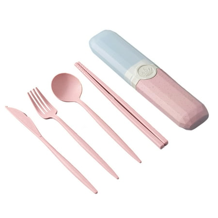 Waroomhouse Reusable Tableware Kitchen Dinnerware 4 Pcs Food Grade Portable Tableware Set with Storage Box Dinnerware Fork Chopstick Cutter Spoon High Temperature
Waroomhouse Reusable Tableware Kitchen Dinnerware 4 Pcs Food Grade Portable Tableware Set with Storage Box Dinnerware Fork Chopstick Cutter Spoon High Temperature