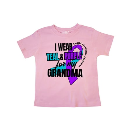 Inktastic Suicide Prevention I Wear Teal and Purple for My Grandma Gift Toddler Boy or Toddler Girl T-Shirt
Inktastic Suicide Prevention I Wear Teal and Purple for My Grandma Gift Toddler Boy or Toddler Girl T-Shirt