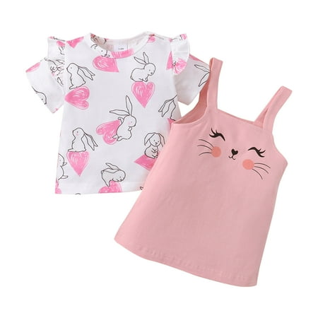Toddler Outfit Sets For Teens Baby Girls Floral Autumn Easter Bunny Print Sleeveless Romper Bosyduit Headbands Kids Clothes Suit
Toddler Outfit Sets For Teens Baby Girls Floral Autumn Easter Bunny Print Sleeveless Romper Bosyduit Headbands Kids Clothes Suit