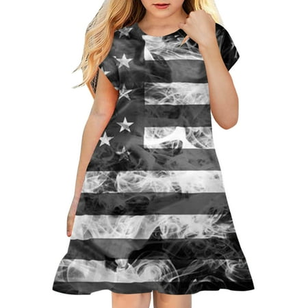 Hwmodou Kids Dresses Independence Day Children 4 Of July 3D Graphic Printed Girls Short Sleeve Casual Soft Party Princess Dress Holiday Vacation Sundress For Child 10-12 Years
Hwmodou Kids Dresses Independence Day Children 4 Of July 3D Graphic Printed Girls Short Sleeve Casual Soft Party Princess Dress Holiday Vacation Sundress For Child 10-12 Years