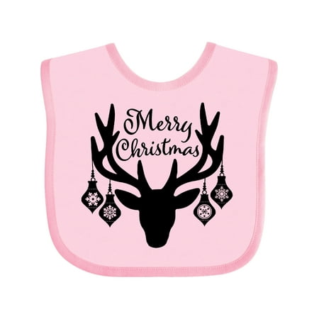 Inktastic Merry Christmas Reindeer Antlers with Ornaments Gift Baby Boy or Baby Girl Bib
Inktastic Merry Christmas Reindeer Antlers with Ornaments Gift Baby Boy or Baby Girl Bib