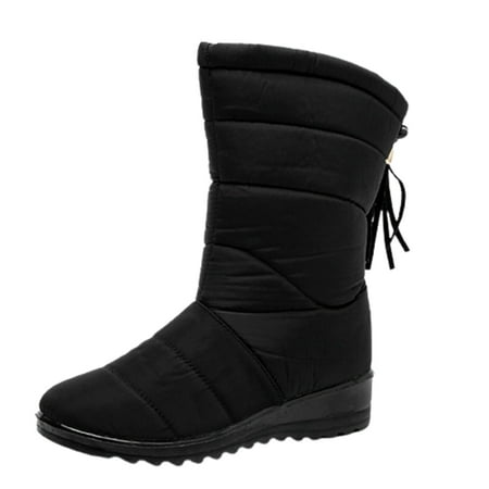 jsaierl Ladies Winter High Tube Fringed Warm Waterproof Cloth Snow Boots Lazy Shoes
jsaierl Ladies Winter High Tube Fringed Warm Waterproof Cloth Snow Boots Lazy Shoes