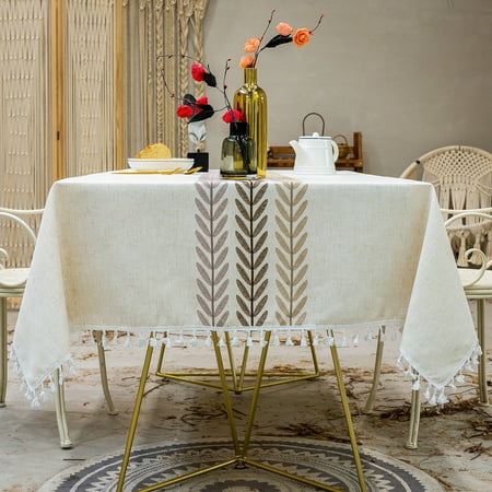 Wrcnote Tablecloths Covers Tablecloth Waterproof Rectangle Table Cloths Embroidered Cotton Linen Oil-Proof Luxury Home Decor Coffee 140*240cm
Wrcnote Tablecloths Covers Tablecloth Waterproof Rectangle Table Cloths Embroidered Cotton Linen Oil-Proof Luxury Home Decor Coffee 140*240cm