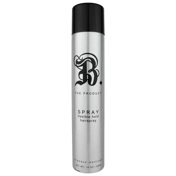Hairspray For Shine And Hold-Heat Protectant Spray, Flexible Hold Thermal Protectant Hairspray For Thinning Hair-Volumizing Hairspray, B. THE PRODUCT Spray 10oz.
