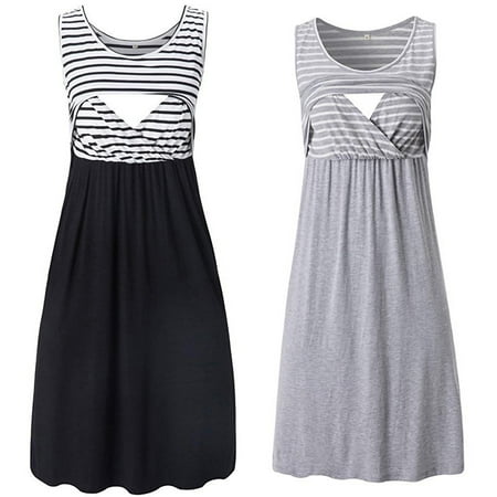 Tejiojio Maternity/Labor/Nursing Clothing Clearance Women Pregnant Maternity Stripe Tunic Breastfeeding Summer Maternity Dress
Tejiojio Maternity/Labor/Nursing Clothing Clearance Women Pregnant Maternity Stripe Tunic Breastfeeding Summer Maternity Dress