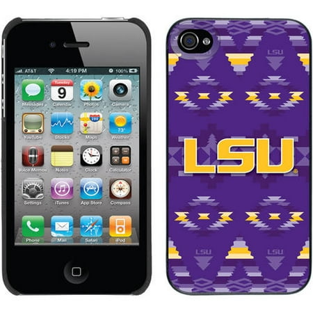 LSU Tribal Design on iPhone 4s\/4 Thinshield Snap-On Case by Coveroo