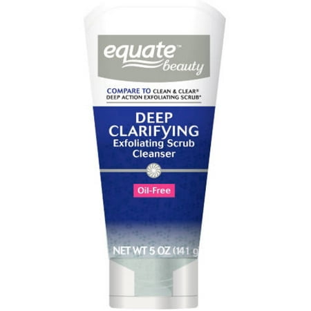 Equate Beauty Deep Clarifying Exfoliating Scrub Cleanser, 5 