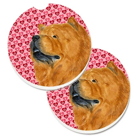 Chow Chow Hearts Love & Valentines Day Portrait Set of 2 Cup Holder Car Coaster
Chow Chow Hearts Love & Valentines Day Portrait Set of 2 Cup Holder Car Coaster