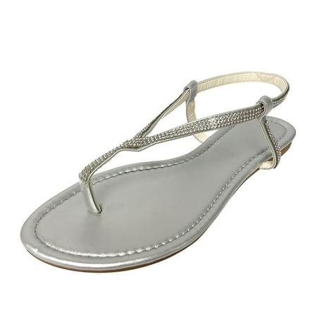 Mackneog Leisure Roman Style Women s Rhinestones Summer Non Slip Elastic Band Flat Beach Open Toe Breathable Sandals Shoes Gift on Clearance
Mackneog Leisure Roman Style Women s Rhinestones Summer Non Slip Elastic Band Flat Beach Open Toe Breathable Sandals Shoes Gift on Clearance