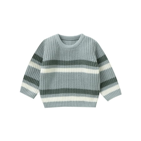 Suealasg Infant Baby Boy Girl Knit Sweater Long Sleeve Stripe Chunky Pullover Sweater 6M 1T 2T 3T Toddler Warm Fall Winter Sweater Top
Suealasg Infant Baby Boy Girl Knit Sweater Long Sleeve Stripe Chunky Pullover Sweater 6M 1T 2T 3T Toddler Warm Fall Winter Sweater Top