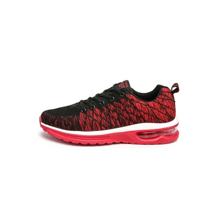 Fangasis Womens Sneakers Lace Up Athletic Shoes Air Cushion Running Unisex Trainers Gym Comfort Breathable Sport Sneaker Black Red 6
Fangasis Womens Sneakers Lace Up Athletic Shoes Air Cushion Running Unisex Trainers Gym Comfort Breathable Sport Sneaker Black Red 6