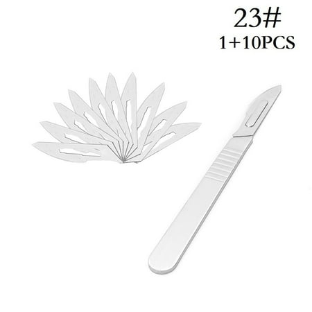 BAMILL 11pcs Carbon Steel Utility Blade Scalpel Blade DIY Cutting Hand Tools